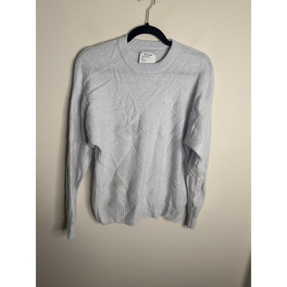 NAADAM Sweaters - NAADAM Small Luxe Cashmere‎ Crew Neck Reversible Knit Sweater Cement Gray